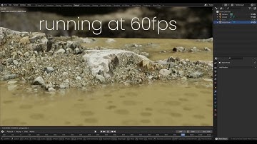 Rain.Water 2.2 for Blender 3D - Viewport Performance Demo 1