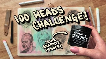 100 HEADS CHALLENGE - continues with graphite powder