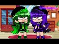 Bridgette and galaxy is at it again - gacha club - funny