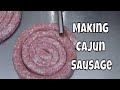 Making Cajun Sausage