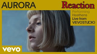 AURORA - Heathens (Live Performance) | Vevo (Reaction)