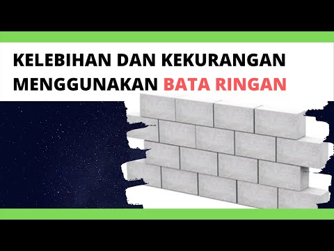 Video: Blok beton aerasi: spesifikasi, kekurangan, kelebihan