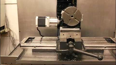 rung fu clone RF-45 ZX45 cnc conversion 4th axis running