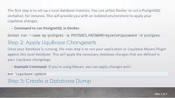 Building Docker Images for Testcontainers from Liquibase Changelogs