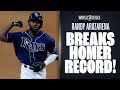 Rays' Randy Arozarena BREAKS home run record with 9th HR of Postseason!