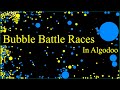 Bubble Battle Race in Algodoo #marblerace #marblerun #algodoo