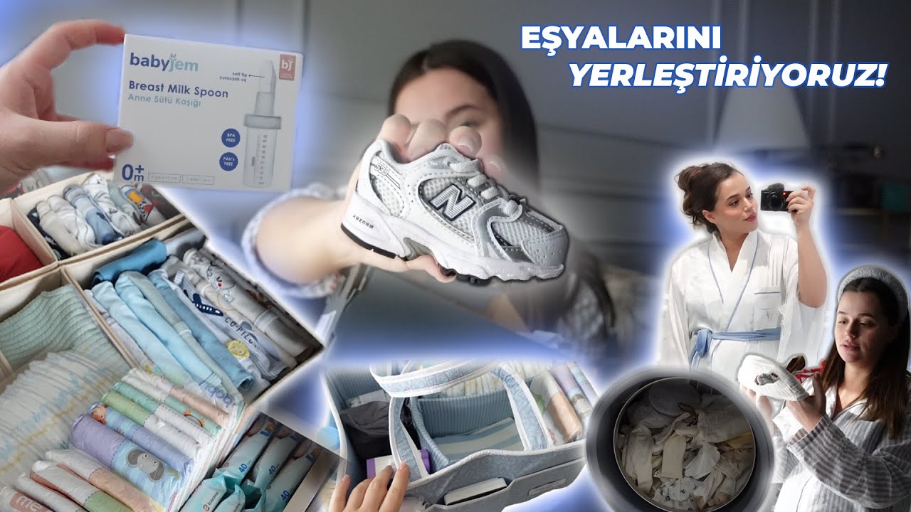 Bebek Kıyafetlerimizi Yıkıyoruz🐰 Yerleştirme, Ütü, Düzen, Aldıklarımız ve Dahası🛍️🛒🤍