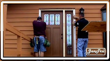 Cheatah™ Exterior Door with Sidelight Installation