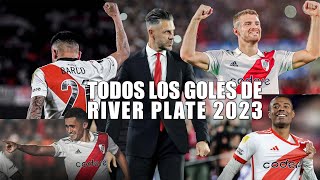 TODOS LOS GOLES DE RIVER PLATE EN 2023 (CON RELATO)