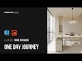 ONE DAY JOURNEY | Episode 3. OFFICE | 3Ds Max + Corona Render Tutorial for Beginners