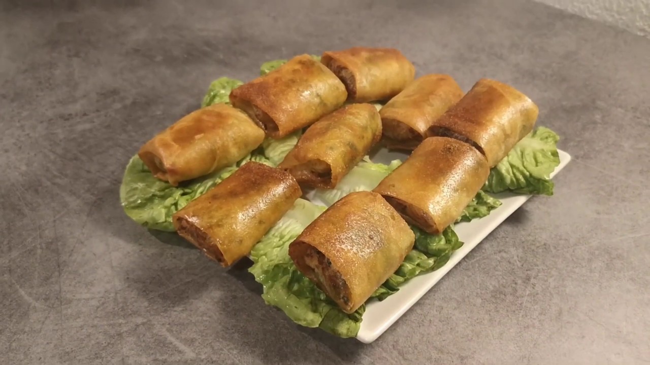 brick au poulet البريوات الدجاج - YouTube