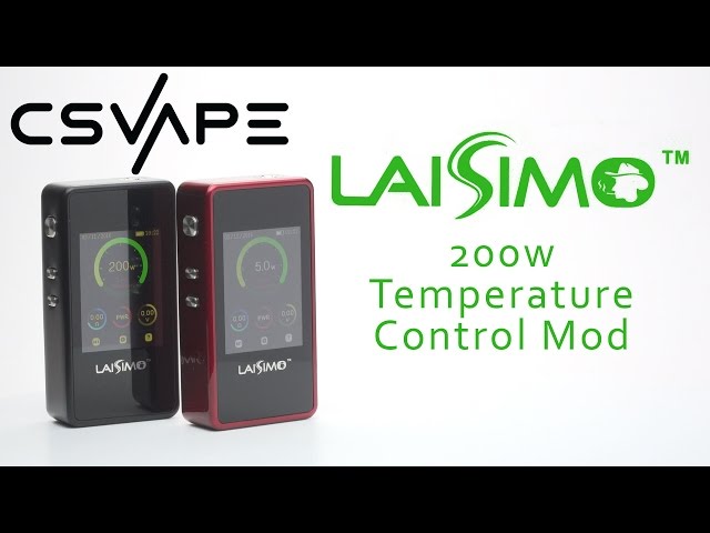 Authentic Laisimo L3 200W TC Gunmetal 2.4 TFT Touch Screen VW Box Mod