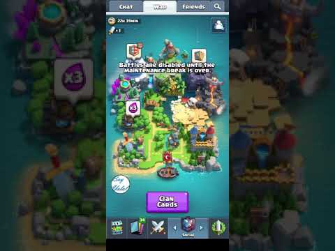 clash royale game center after restore