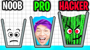 Can We Go NOOB vs PRO vs HACKER In HAPPY GLASS!? (WE GO BIG BRAIN!!!)