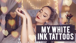 MY WHITE INK TATTOOS!