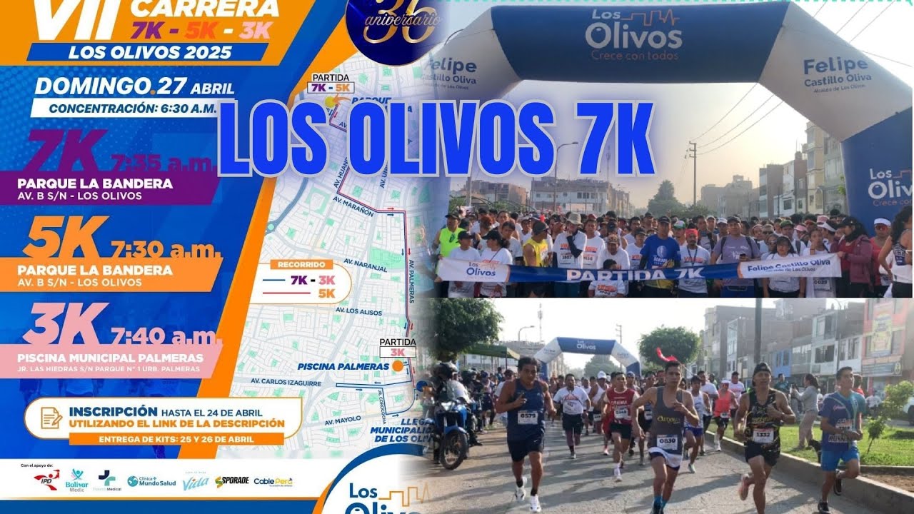 CARRERA Los olivos 7k