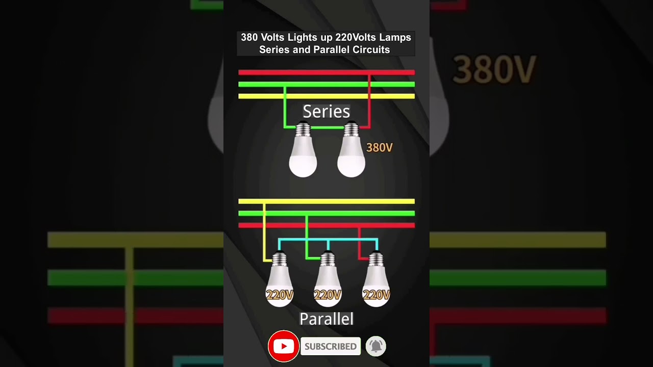 380 Volts Lights up 220Volts Lamps
