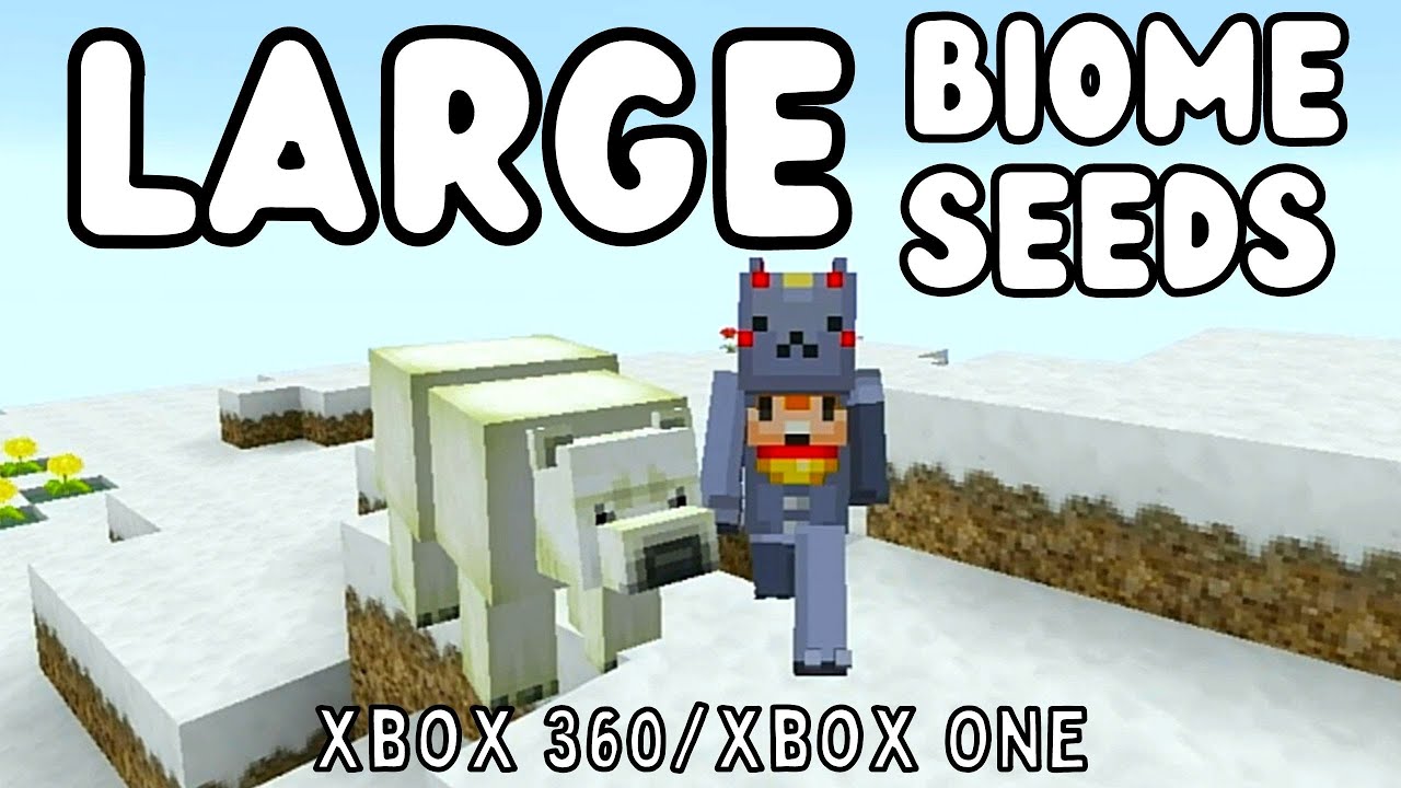 LARGE BIOME SEEDS Minecraft XBOX 360/ XBOX ONE Legacy Edition Seeds