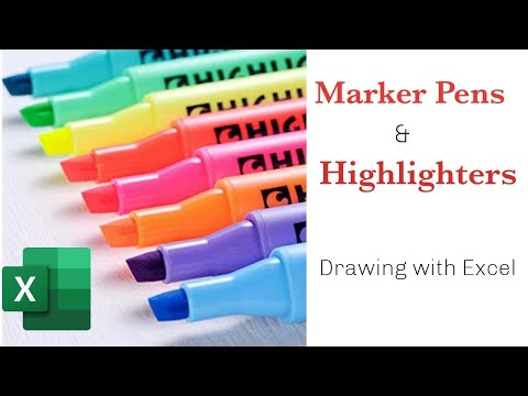 Draw Tab - Microsoft Excel #excel #exceltutorial #exceltips #pen #draw