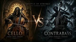 Cello vs ContraBass Dark Cinematic Synthwave Powerful Orchestra 🎻⚡