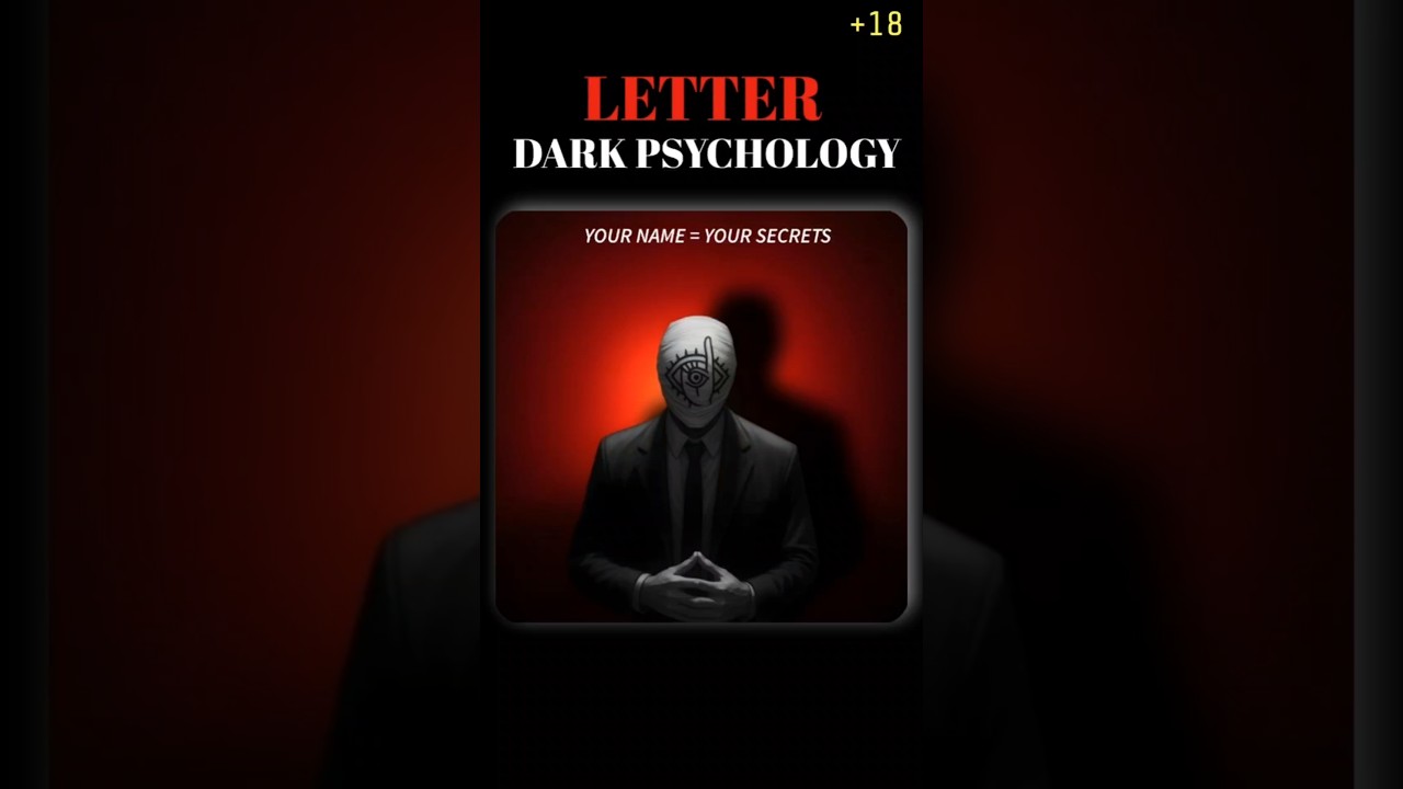 NAME PSYCHOLOGY 😈👻|PSYCHOLOGY VIDEOS| DARK PSYCHOLOGY| HOW TO READ ANYONE|