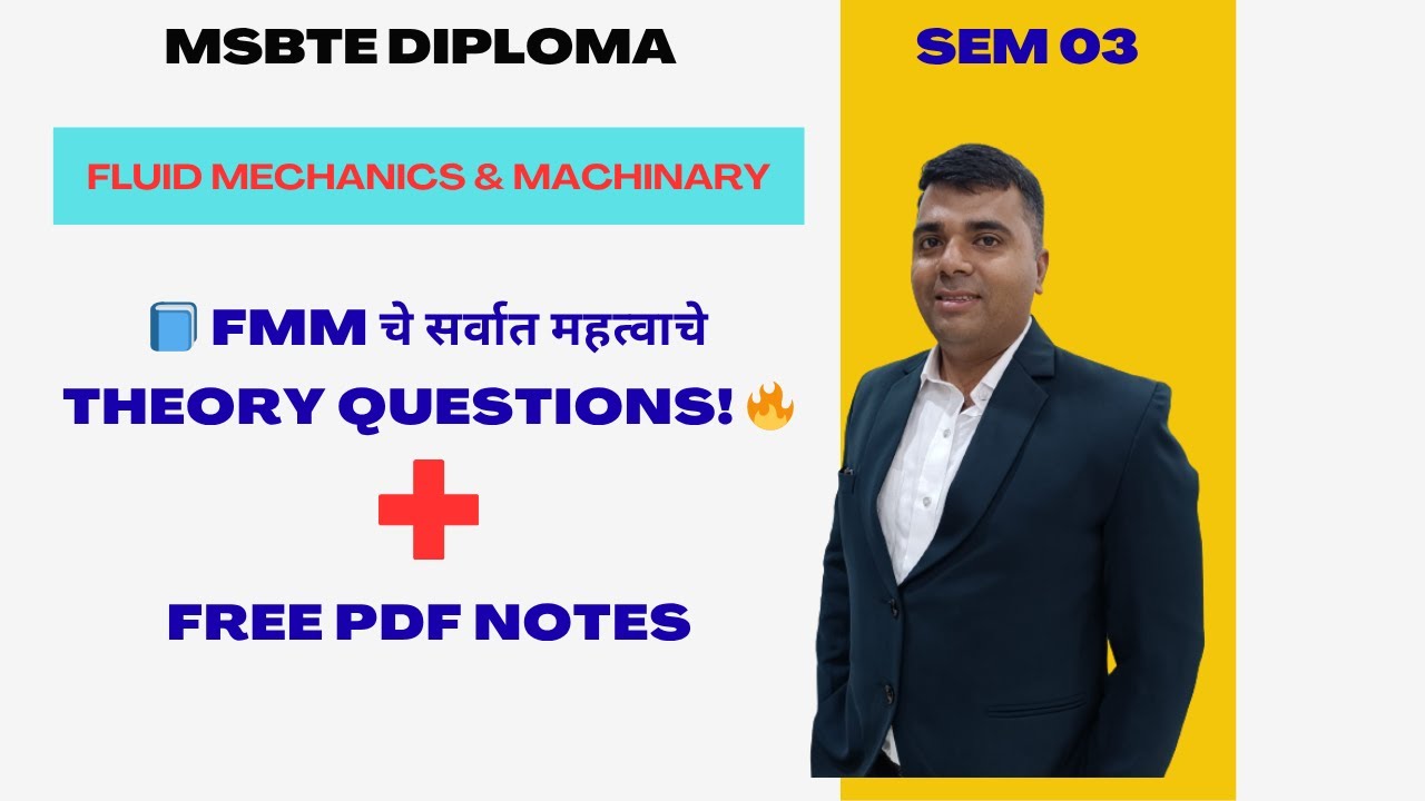 👨‍🏫 FMM Important Questions for MSBTE Diploma | Exam-Oriented Notes & Theory Discussion 📘