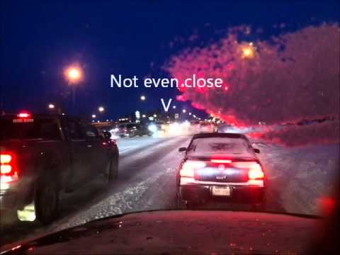 Grande Prairie Bad Drivers Running a red light turning left - YouTube