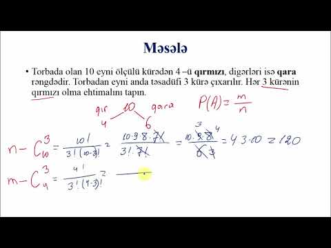 Video: Ehtimal və nümunələr nədir?