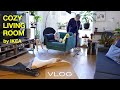 【Vlog】IKEAで模様替え | 14帖リビングルームを自分らしく部屋づくり | 購入品紹介 | 30代男の日常 | アメリカ駐在