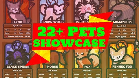 Taming.io - Showcasing All The Pets I Unlocked!