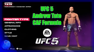 UFC 5 | Andrew Tate CAF Formula
