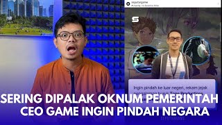 Sering DIPALAK❗️CEO GAME PENGAN PINDAH dari INDONESIA❗️Cari NEGARA yg RAMAH