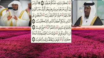 سورة البقر٢٤٣-٢٤٥الشيخ عبدالرشيد شيخ علي صوفي والشيخ ياسر الدوسري
