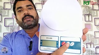 KS106 WEIGHING SCALE UNBOXING AND REVIEW - Free Computer Tricks screenshot 1