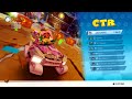 Crash Team Racing Nitro-Fueled - Gingerbread Joyride CTR Challenge in 1:56:78