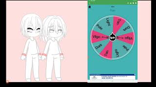 making oc with spin the wheel//hate love relationship //