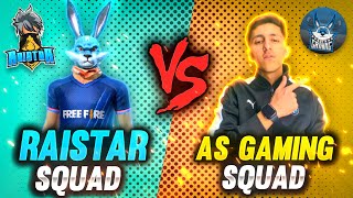 RAISTAR vs AS GAMING!!🤯❤️ Best Clash Squad Battle 😍 - Garena Free Fire