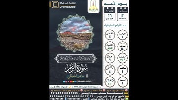 سورة الزمر الآية ٤-٥ القارئ الشيخ ماهر المعيقلي