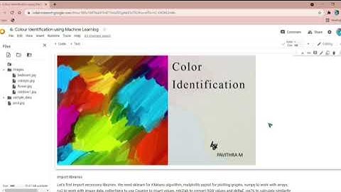 Colour Identification using Machine Learning | Python Project | Computer Vision