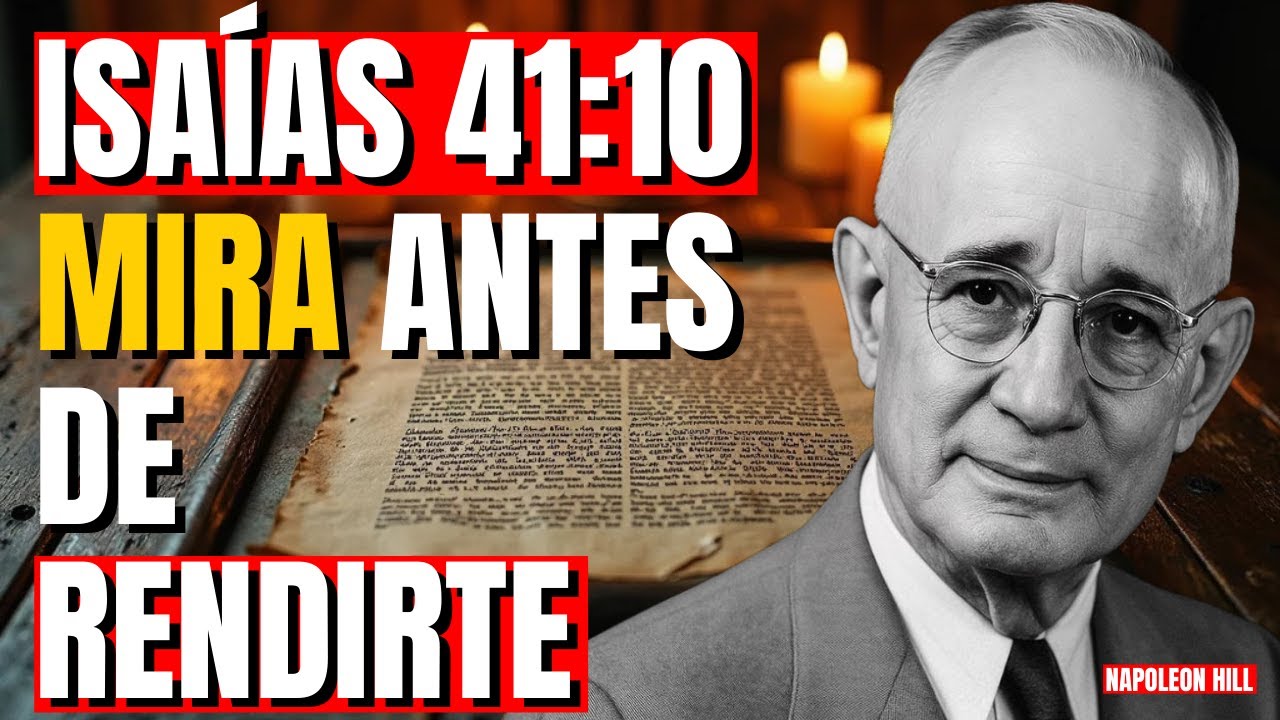 Isaías 41:10 - ESTO Cambiará tu DESTINO HOY | Napoleón Hill