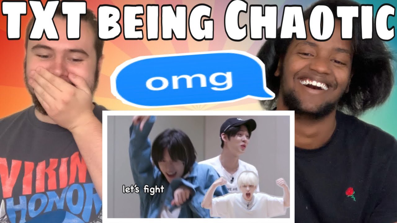 txt being chaotic on variety shows REACTION