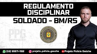 Regulamento Disciplinar da Brigada Militar  - Concurso Soldado BMRS 2025