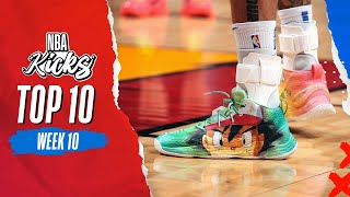 🔥The Top 10 NBA Sneakers | #NBAKicks - Week 10