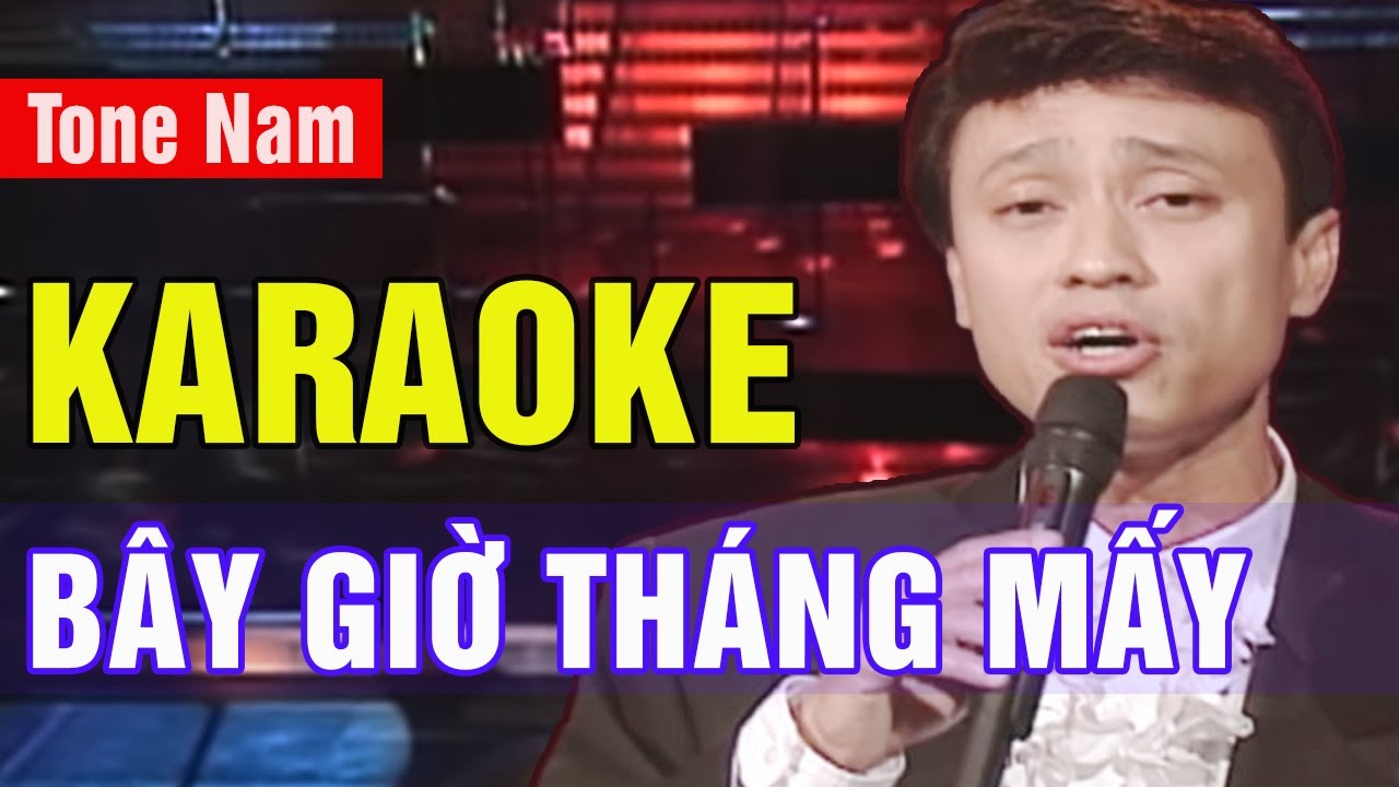 Bây Giờ Tháng Mấy Karaoke Tone Nam | Tuấn Ngọc | Asia Karaoke Beat Chuẩn