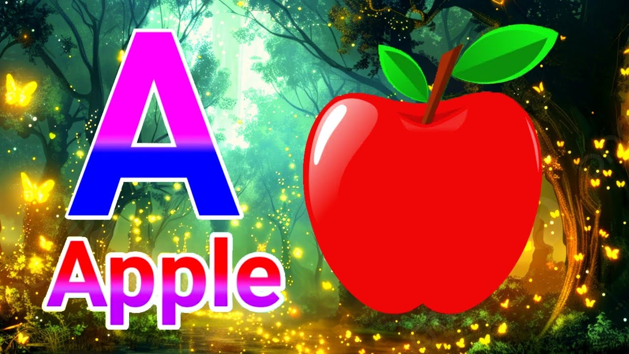 a for apple b for ball c for cat | abc phonics song | alphabets ...