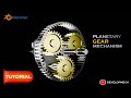 Planetary Gear Mechanism | Blender 3D Animation | DEVELOPMECH