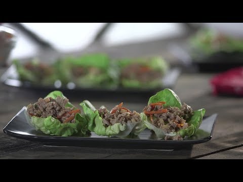 Sweet and Sour Lettuce Cradles