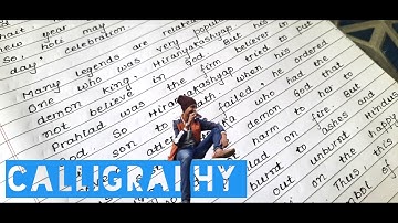 Neat and Clean ,Beautiful Print Handwriting style | Calligraphy |