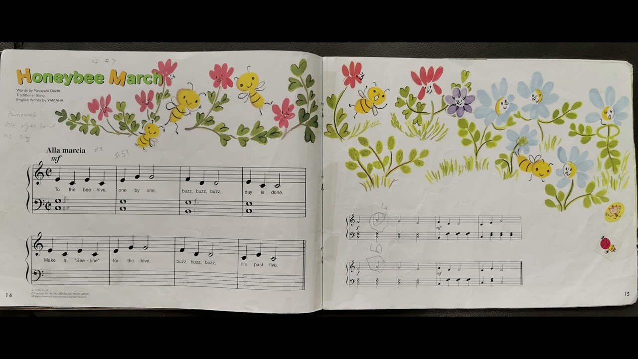 Yamaha Junior Music Course (JMC) Primary 2 - Honeybee March