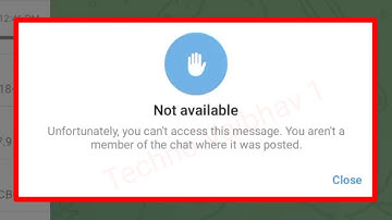 Telegram Fix Not Available Unfortunately, you can